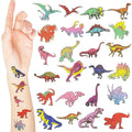 Landhoow 240 Pcs Dinosaur Tattoos Temporary for Kids Glitter Face Tattoos Cool Body Sticker Costume Accessory for Adults Boys Girls Party Favor