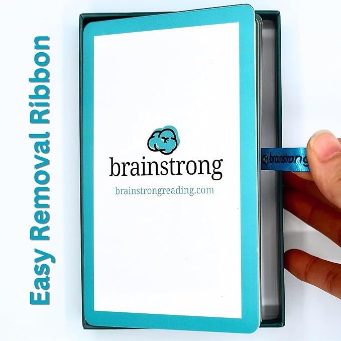 750 Phonics Words | Learn to Read Kindergarten 1st Grade | Reading Mastery for Ages 5-8 | Short/Long Vowels & Consonant Blends | Brainstrong Premium 3 Box Set | 150 Flashcards