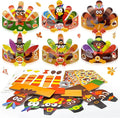 Cinrobiye 24 Set Spring Insect Paper Crown Craft Kit DIY Bug Headbands Hat Craft Summer Springtime Party Favor Supplies for School Home Animal Fun Activity Birthday Party Art Supplies (Thanksgiving)