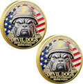 USMC 250th Anniversary Challenge Coin – Double-Sided Marine Corps Commemorative with Bulldog & Iwo Jima – Military Gift for Veterans & Collectors (2PCS)