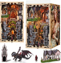 Book Nook Kit, DIY Scene Miniature House Kit Tiny House Mini Booknook Craft Bookshelf Decor, 3D Puzzles for Adults, Scale Model Building for Book Lovers (Sleeping Beauty)