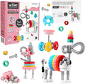 The Off Bits Erector Set: Animal Mini STEM Toys for Kids 6+, Toy Building Sets with Nuts & Bolts, STEM Building Toys Gifts for Boys and Girls (Multicolor)