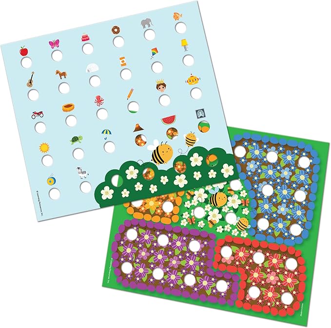 Learning Resources Alphabet Garden Activity Set - 45 Pieces, Age 3+ Educational Indoor Games, Preschool Alphabet, Toddler Brain Toys, Toddler Preschool Learning