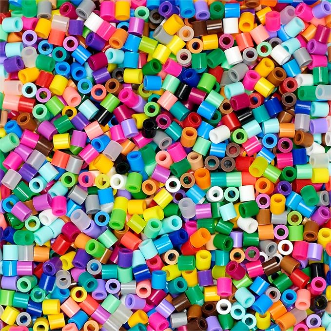 Perler Fuse Bead Craft Kit with Ironing Paper, Storage Container, and Instructions, Multicolor 32002 Piece, Small