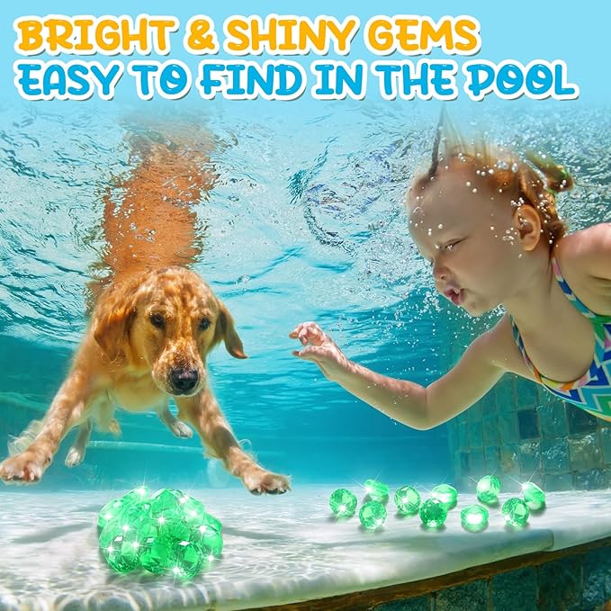 Zomiboo 16 Pcs Acrylic Diamond Large Gems Pirate Round Treasure Toy Gems Treasure Round Gemstones Acrylic Diamond Shaped Gemstones for Home Table Vase Fillers Party Decor (Green)