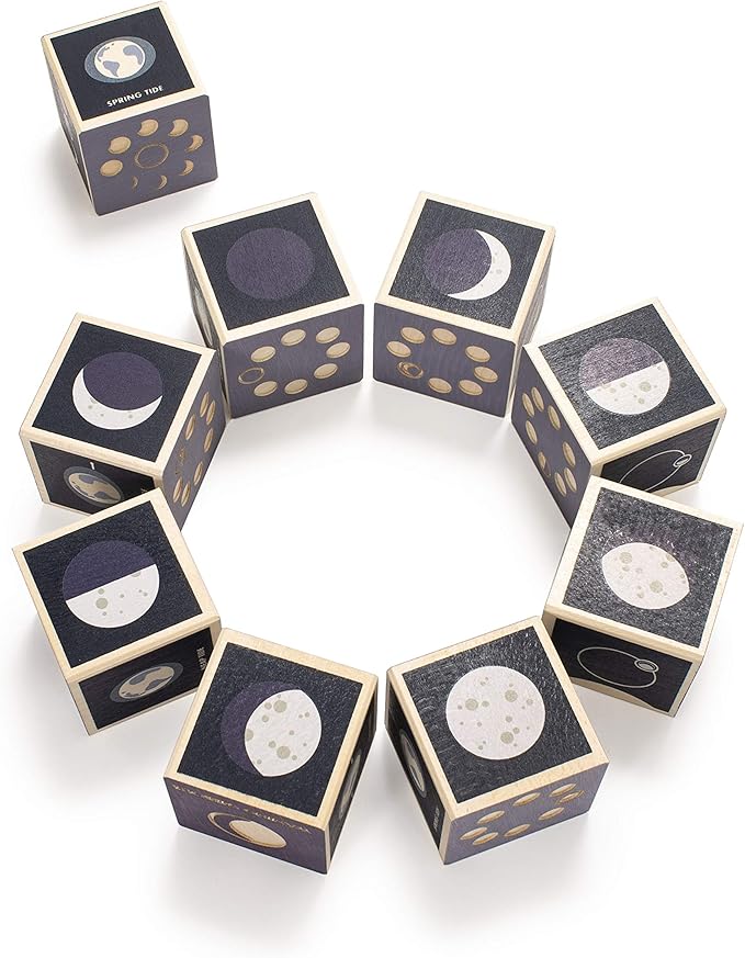 Uncle Goose Moon Phase Blocks - Made in The USA