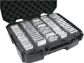 Case Club 75-130 Graded Coin Slab Case - Slotted Foam Separates Slabs - Fits PCGS, NGC & More - Travel Holder for Storage, Transport, & Organization of Coin Collection - Hard Shell, Plastic