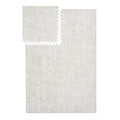 PopsyKosy Premium Exercise & Baby Foam Play Mats - Stylish & Large Non-Toxic Odorless Floor Mat - 6 Tiles - Spacious 6ft x 4ft - Peel-Resistant Reinforced - Soft Thick, Waterproof - Pearl Beige