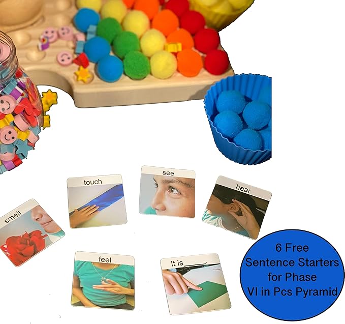 Smile4Autism Loose Visual Picture Cards, Receptive and Expressive Language, Speech Articulation Therapy, ASD, ADD, ADHD, Apraxia, & Stroke Patients