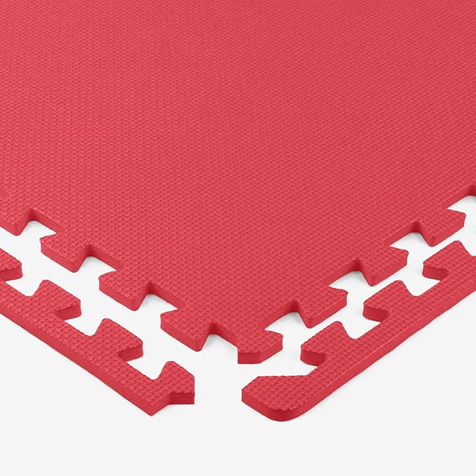 Flooring Inc's 1/2" Soft Non-Toxic Baby Play Mat, Toddler Playmat, Colorful Puzzle PlayMat, Floor Mats for Kids & Babies, EVA Foam Interlocking Tiles for Nursery & Playroom | Blue, 50 Tiles, 200 Sq/Ft