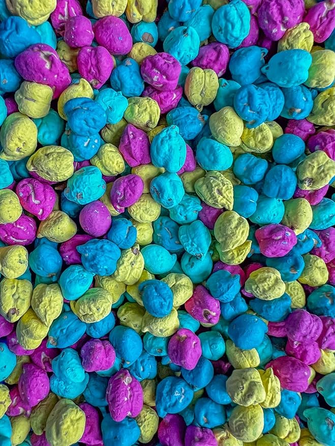 Colored Chickpeas for Sensory Play and Sensory Bins - Many Different Seasonal Colors (2 Cups, Summer 3)