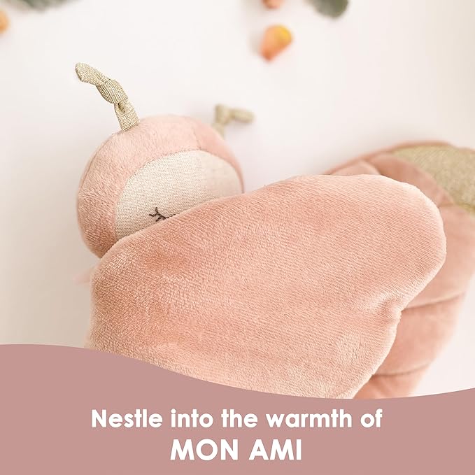 MON AMI Bettina The Butterfly Stuffed Animal – 16” Pink, Plush Bug Toy for Kids, Plush Animals for Birthday Nursery Décor