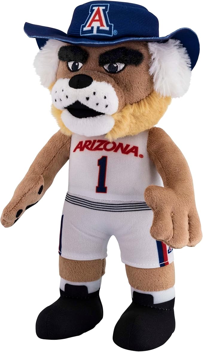 Bleacher Creatures Arizona Wildcats Wilbur 10" NCAA Mascot Plush Figure - A Mascot for Play or Display