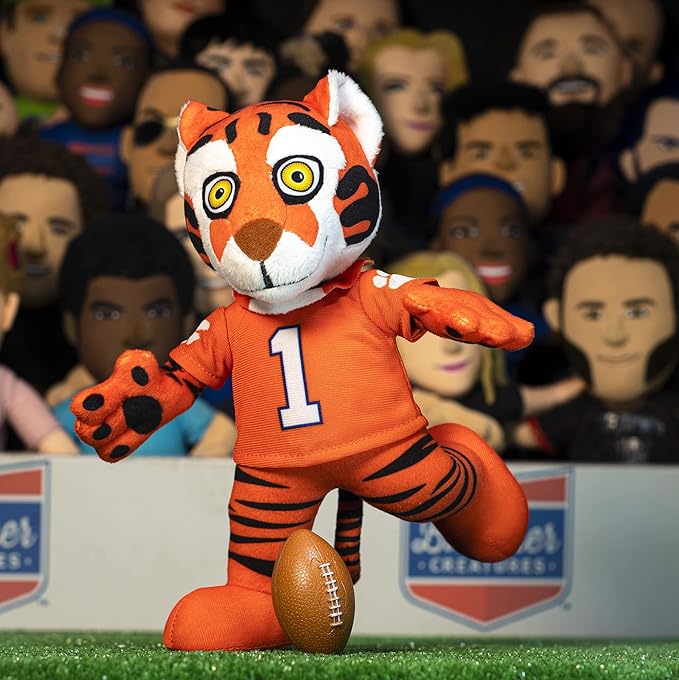 Bleacher Creatures Clemson Tigers The Tiger 10" Mascot Plush Figure - A Mascot for Play or Display