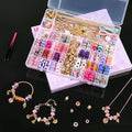 Uniartfy Charm Bracelet Making Kit, 305 Pieces Jewelry Making Kit Supplies for Girls 8-12, Birthday Gifts, DIY Arts Crafts for Teens Women Kids Ages 5 6 7 8 9 10 11 12 Years Old with Organizer Box