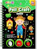 pigipigi Art Craft Activity for Kids: Foil Art Farm DIY Toy Kit, No Mess Creative Travel Supply Set, Idea Birthday Christmas Valentine Gift for Girl Boy Children 3 4 5 6 7 8 9 Year Old
