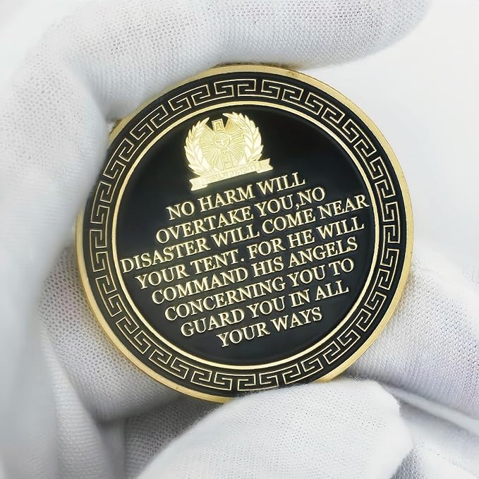 The Archangel Michael Challenge Coin Religious Coins Christian Coin Collectors Gifts (Single Coin)