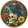 Memento Mori Memento Vivere Dual Sided Challenge Coin - Skull & Tree of Life Design Motivational Token - Inspirational Gift