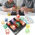 New Laser Maze Reasoning Game, Ultimate STEM Logic Toys for Ages 8+ Kid, 60+ Challenges Puzzle Games, Ideal Educational Children Gift for Christmas/Birthday/Children's Day, 37 Pcs Cubes