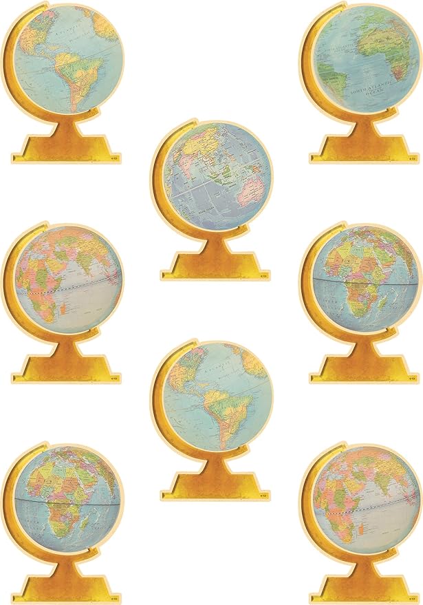 Teacher Created Resources Travel The Map Globes Accents (TCR8641)