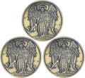 The Archangel Michael Challenge Coin Religious Coin Christian Collectible Psalm 91:10-11 (Pack of 3)
