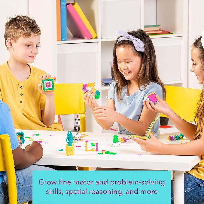 Plus Plus - Easter Egg - 70 Piece Tube, Construction Building Stem / Steam Toy, Interlocking Mini Puzzle Blocks for Kids
