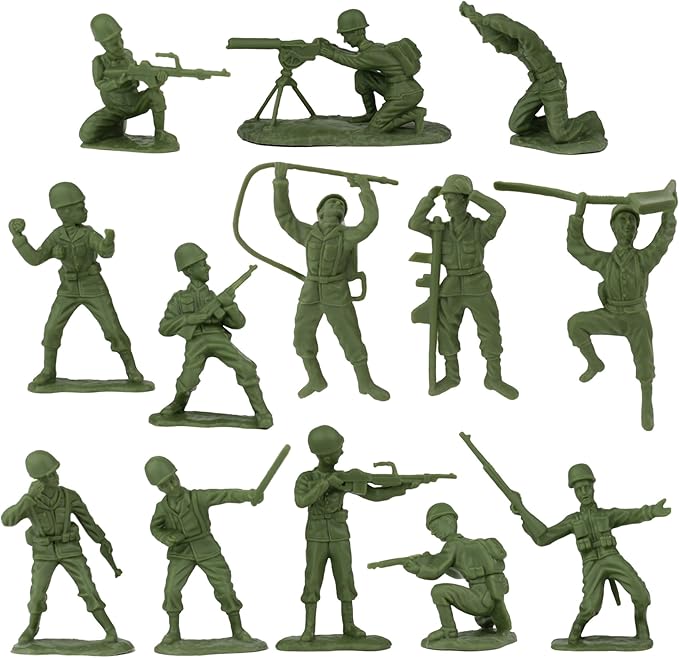 BMC WW2 D-Day Plastic Army Men - Invasion of Normandy 114pc Boxed Playset