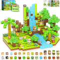 150 Magnetic Blocks – Mine Magnet Game Building Craft, STEM Constructions Toy, Jungle Animals, Sensory Stacking Cubes Kids Toys, Christmas Birthday Gifts for Boys Girls Age 3-5, 5-7, 4-8, 8-12