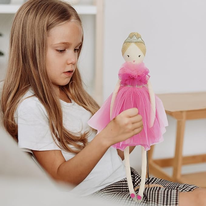 MON AMI Princess Doll Sophia – 22”, Soft & Elegant Stuffed Plush Princess Doll, Use as Toy or Room Decor for Kids