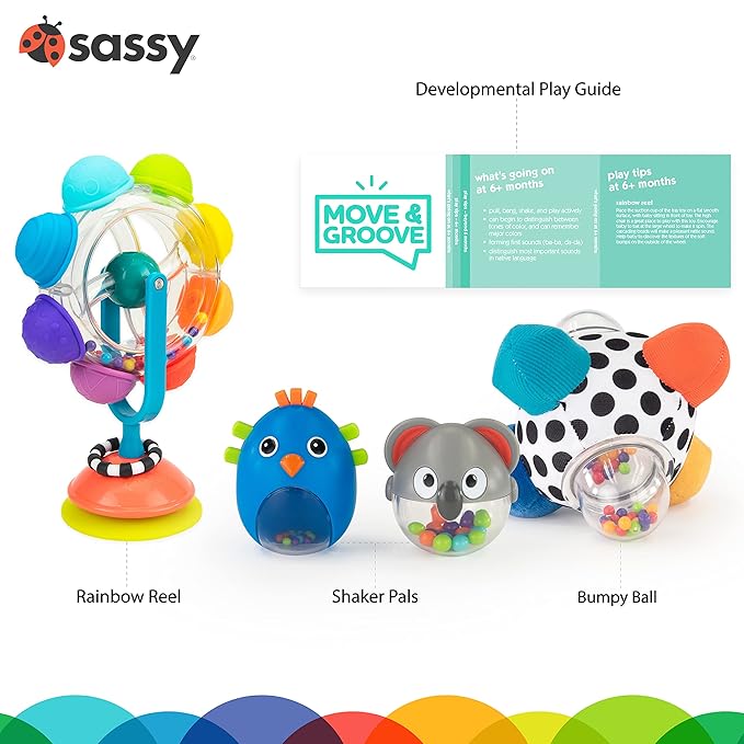 Sassy Move & Groove Baby Box - 6+ Months
