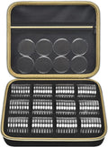 PAIYULE 96 Pieces 46mm Coin Capsules, with Foam Gasket and Plastic Storage Organizer Box, 6 Sizes (20/25/27/30/38/46mm) Coins Collector Case Holder for Coin Collection Supplies (Gold)