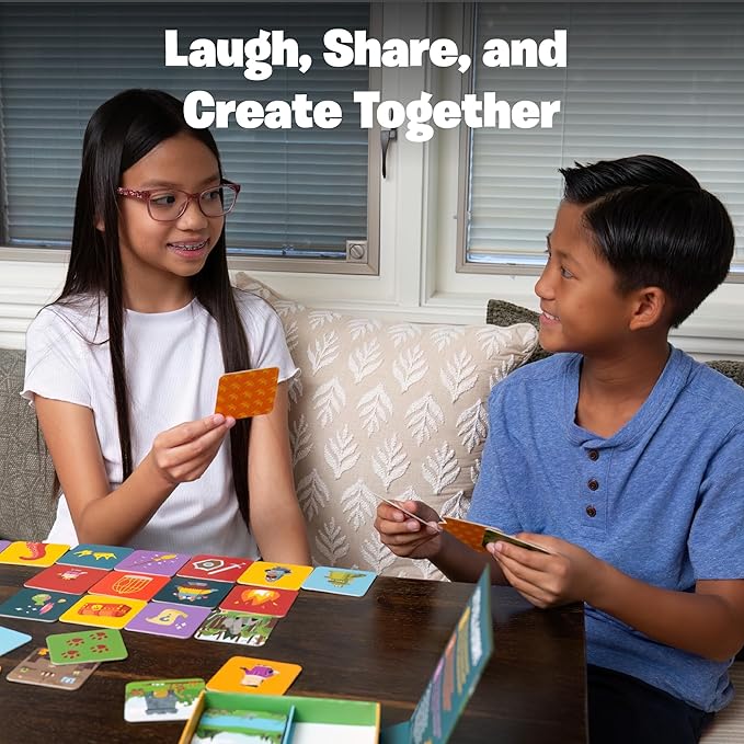 Story Starters for Beginners: Create a Story Card Activity for Kids, Pre-Literacy Illustrated Story Prompts (No Reading Required) Part of The Curious Kingdom by Playper