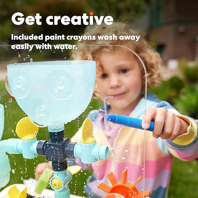 KiwiCo Water and Sand Sensory Table - 26 Accessory Pieces for Toddlers Ages 3+