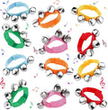POPLAY Jingle Bells,12 PCS Kids Musical Instruments Ankle Bells for Party Favors Goodie Bags Stuffers