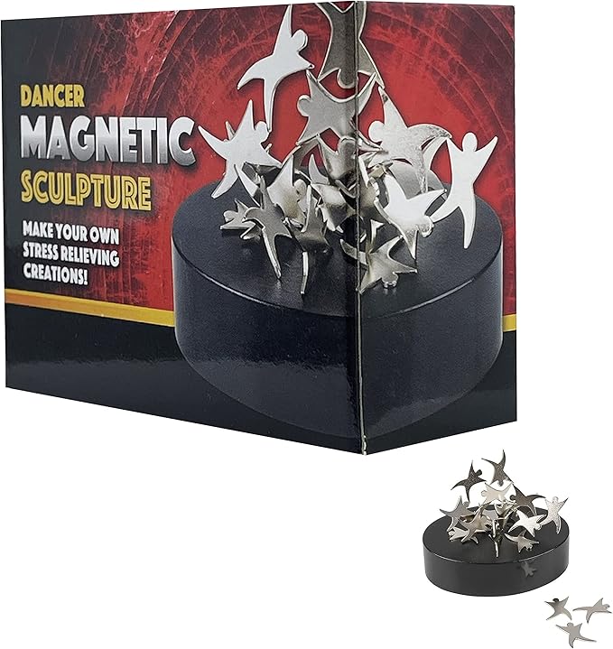 The Dreidel Company Magnetic Sculpture Building Blocks, Create Your Own Masterpiece, Development and Stress Relief, 3.5" Inch (Dancer)