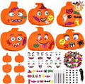 OCHIDO 312 PCS Halloween Crafts for Kids, DIY Foam Pumpkins for Craft Bulk, Halloween Arts and Crafts for Party Favors Supplies, Halloween's Decorations, Classroom Craft Activities