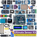 SunFounder Ultimate Sensor Kit with Original Arduino Uno R4 Minima, RoHS Compliant, Durable Sensors IoT ESP8266 IIC LCD1602 OLED, Online Tutorials & Video Courses for Beginners & Engineers