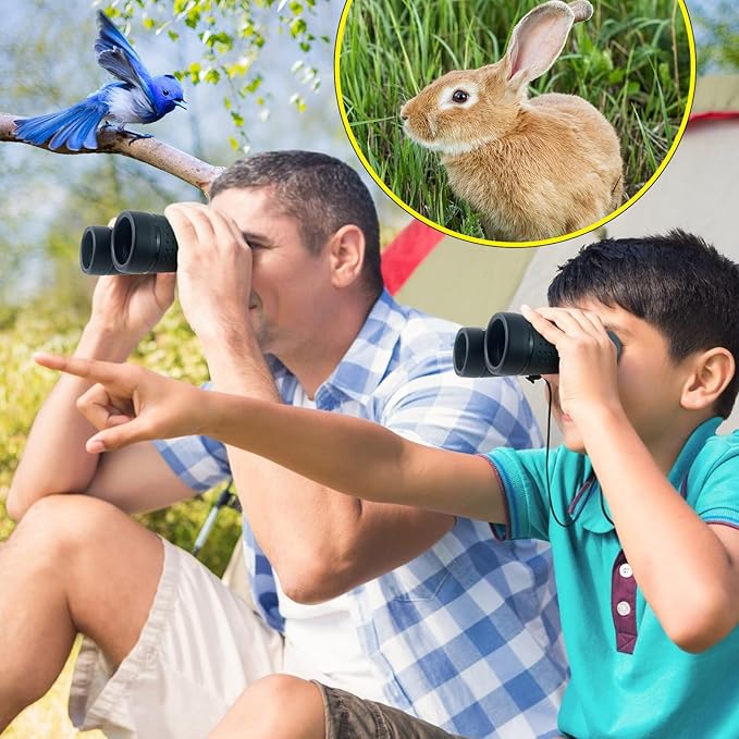 ESSENSON Binoculars for Kids Toys Gifts for Age 3-12 Years Old Boys Girls Kids Telescope Outdoor Toys for Sports and Outside Play, Bird Watching, Birthday Presents