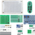 Soldering Practice Kit 5in1 DIY Music Spectrum Senior SMD Two-sided SMT Circular LED 0805 Small SMD Circuit Kit Learn Soldering Kit For Beginners