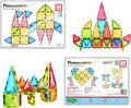PicassoTiles Magnetic Tile 24pc Mini Diamond Magnetic Building Blocks Set Travel Size STEM Educational Construction Toy Portable Hands On Learning Creative Open Ended Play for Kids Ages 3 Plus PTM24
