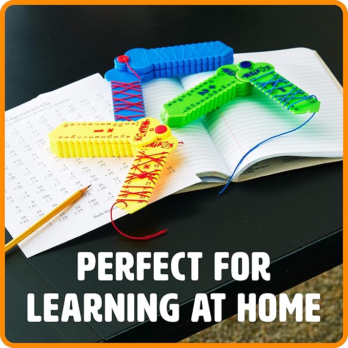 Learning Wrap-ups Fraction Keys - Self Correcting Math Tool for Kids Grade Level 2-6