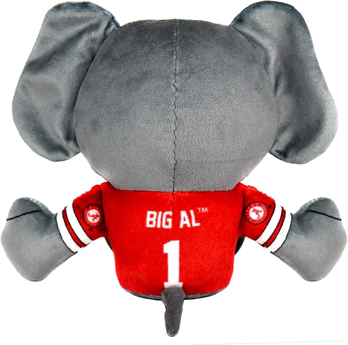 Bleacher Creatures Alabama Crimson Tide Al The Elephant Mascot 8" Kuricha Sitting Plushies- Soft Chibi Inspired Mascot