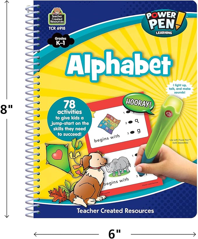 Teacher Created Resources Power Pen & Learning Books Set - 4 Book Set