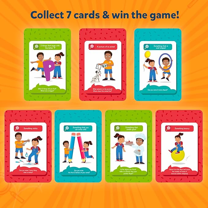 Skillmatics Scavenger Hunt Card Game - Found It, Educational Learning Toys, Perfect for Home, School, Travel, Playdates & Party Games, Gifts for Kids and Families, for Ages 4, 5, 6, 7