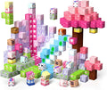 GobiDex 100PCS Christmas Magnetic Building Blocks for Girls — Upgraded STEM Box Set, Educational Sensory Princess Toys for Kids