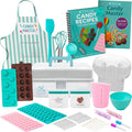 Tovla Jr. Kids Ultimate Candy Making Set – Real Tools, Recipe Cards & Carrying Case – Make Gummies, Lollipops, Chocolates, and More – Ages 6-12