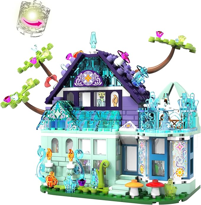 Friends Magic House Building Toy Set Compatible with Lego Friends Creative Fun for Boys and Girls Gift Idea for Kids Age 6-12 and Up 412 PCS