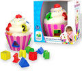 The Learning Journey - Early Learning - Cupcake Shape Sorter - Shape Sorter for Toddlers Ages 12 Months and Up - Award Winning Toys