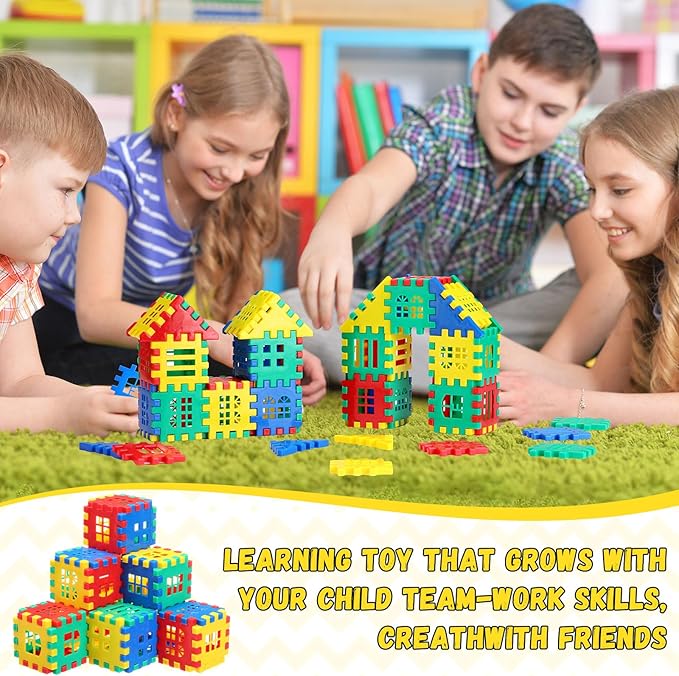 310 Pcs Interlocking Building Blocks for Kids Building Toys for Kids Kindergarten Toy Building Sets Preschool Toys for Back to School