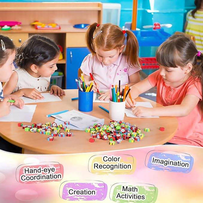 JUNEBRUSHS Apples Erasers for Kids - 150pcs Welcome Back to School Gifts - Cute Mini Erasers for Classroom Prizes & Homework Rewards